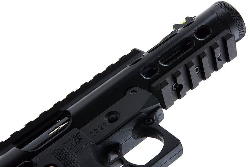 WE Galaxy Hi-Capa 5.1 Typ A GBB-Pistole – schwarzer Slide-K-Rahmen