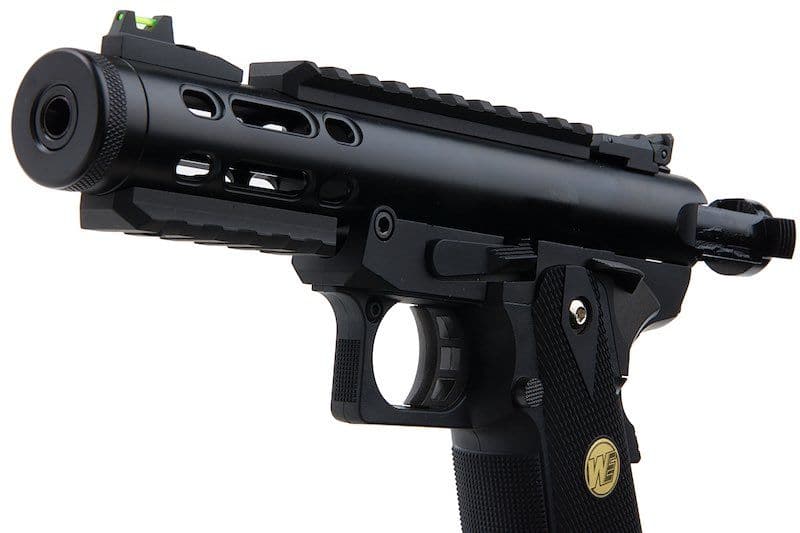 WE Galaxy Hi-Capa 5.1 Typ A GBB-Pistole – schwarzer Slide-K-Rahmen