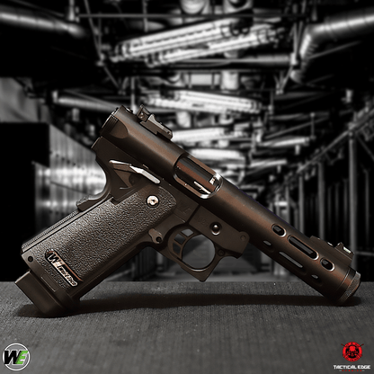 WE Galaxy Hi-Capa 5.1 Typ A GBB-Pistole – schwarzer Slide-R-Rahmen
