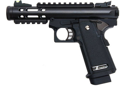 WE Galaxy Hi-Capa 5.1 Typ A GBB-Pistole – schwarzer Slide-R-Rahmen