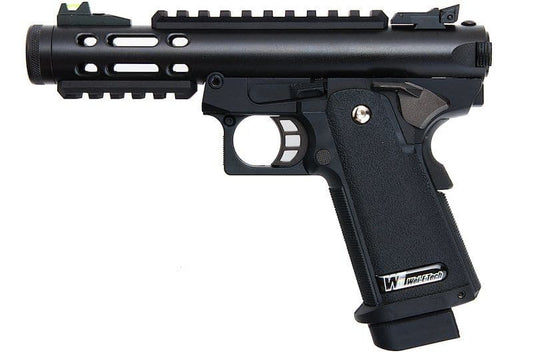WE Galaxy Hi-Capa 5.1 Typ A GBB-Pistole – schwarzer Slide-R-Rahmen
