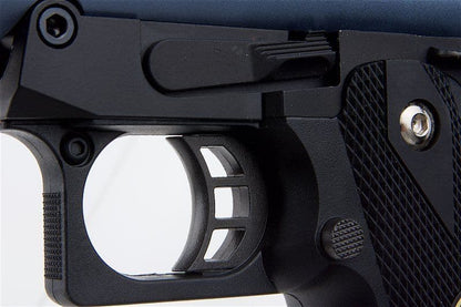 WE Galaxy Hi-Capa 5.1 Typ A GBB-Pistole – blauer Slide-K-Rahmen