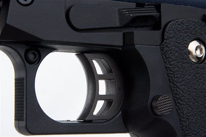 WE Galaxy Hi-Capa 5.1 Typ A GBB-Pistole – blauer Slide-R-Rahmen