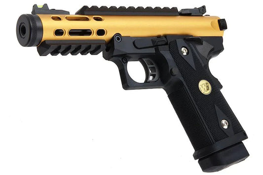 WE Galaxy Hi-Capa 5.1 Typ A GBB Pistole – Gold Slide K Rahmen