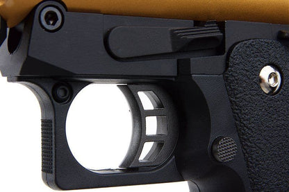 WE Galaxy Hi-Capa 5.1 Typ A GBB Pistole – Gold Slide R Rahmen