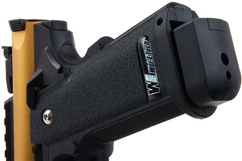 WE Galaxy Hi-Capa 5.1 Typ A GBB Pistole – Gold Slide R Rahmen