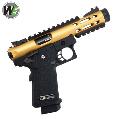 WE Galaxy Hi-Capa 5.1 Typ A GBB Pistole – Gold Slide R Rahmen
