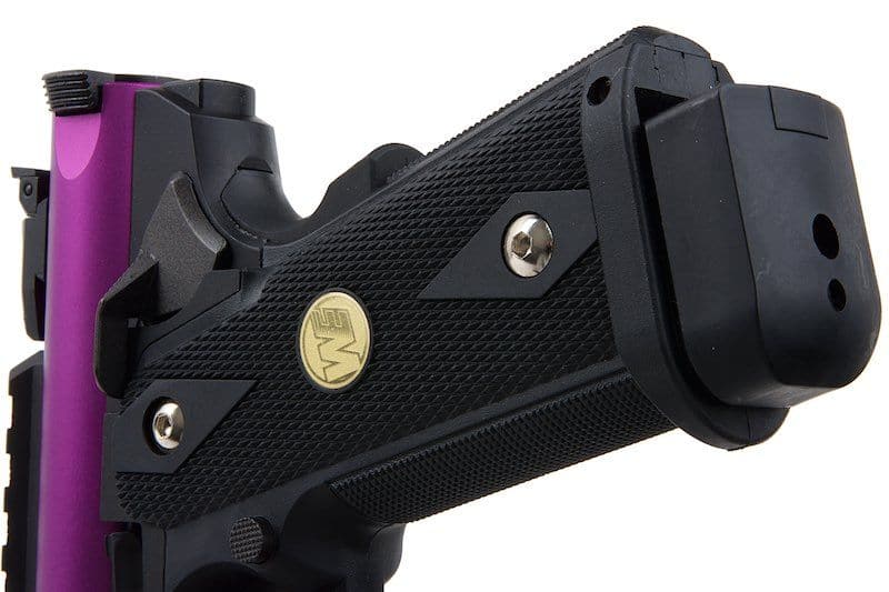WE Galaxy Hi-Capa 5.1 Typ A GBB Pistole – Lila Slide K Rahmen