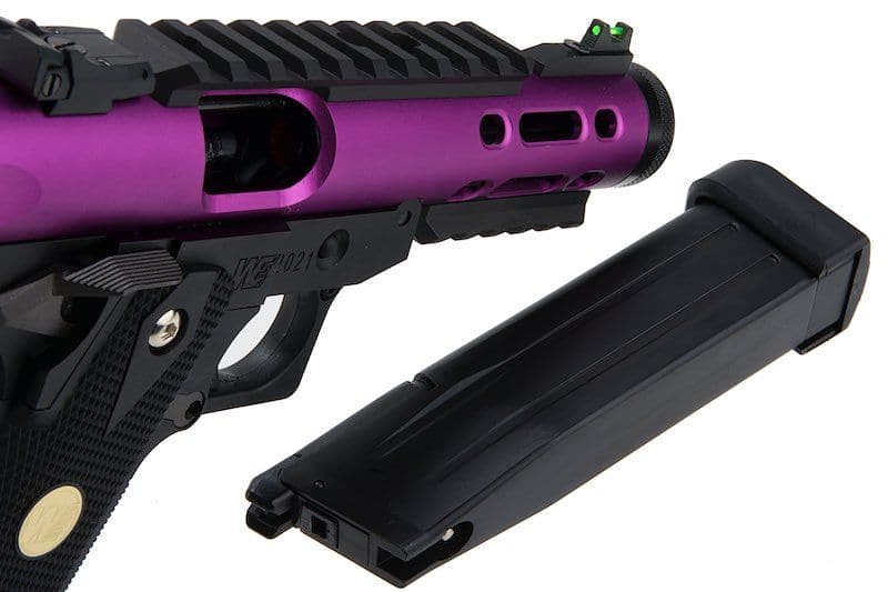 WE Galaxy Hi-Capa 5.1 Typ A GBB Pistole – Lila Slide K Rahmen