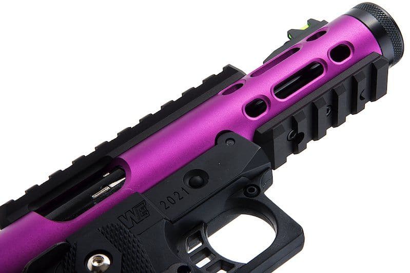 WE Galaxy Hi-Capa 5.1 Typ A GBB Pistole – Lila Slide K Rahmen