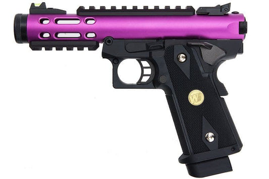 WE Galaxy Hi-Capa 5.1 Typ A GBB Pistole – Lila Slide K Rahmen