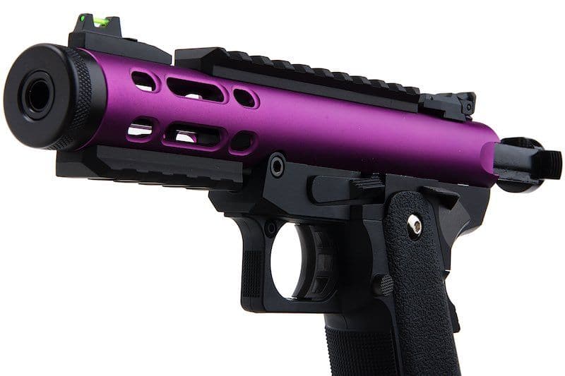WE Galaxy Hi-Capa 5.1 Typ A GBB-Pistole – Lila Slide R-Rahmen