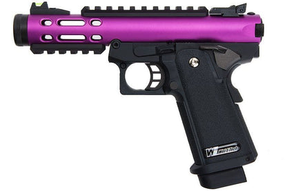 WE Galaxy Hi-Capa 5.1 Typ A GBB-Pistole – Lila Slide R-Rahmen