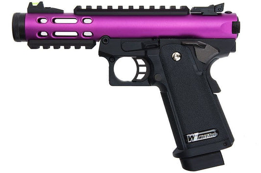 WE Galaxy Hi-Capa 5.1 Typ A GBB-Pistole – Lila Slide R-Rahmen