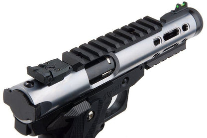 WE Galaxy Hi-Capa 5.1 Typ A GBB-Pistole – silberner Slide-K-Rahmen