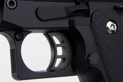 WE Galaxy Hi-Capa 5.1 Typ A GBB-Pistole – silberner Slide-R-Rahmen
