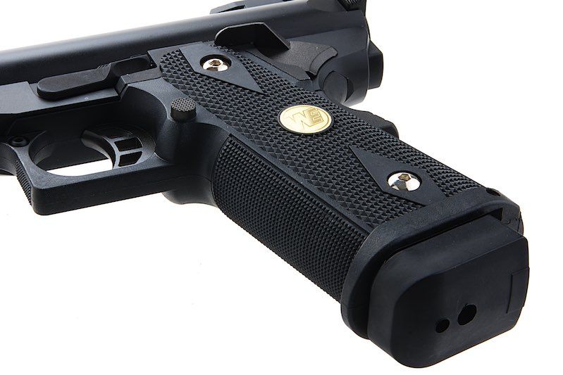 WE GBB Galaxy Hi-Capa Series Premium S Slide K GBB Pistole – Schwarz