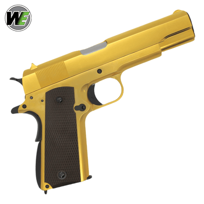 WE Tech 1911 A1 Gelsoft Gas Blowback Pistole – Goldversion