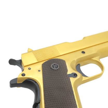 WE Tech 1911 A1 Gelsoft Gas Blowback Pistole – Goldversion