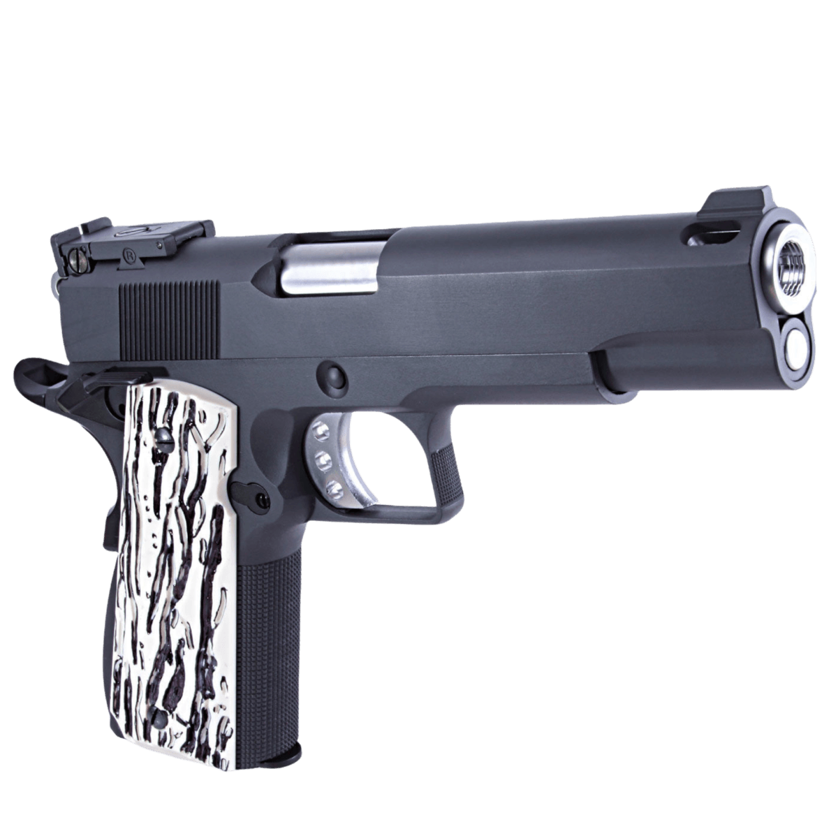 WE Tech 1911 Classic Gelsoft Gas Blowback Pistole – Elfenbeinimitat-Griffe