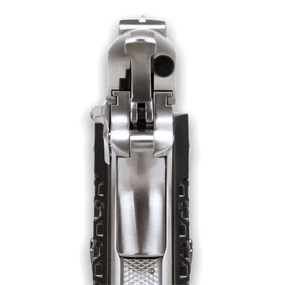 WE Tech 1911 Hex Cut Gelsoft Gas Blowback Pistole – Silber