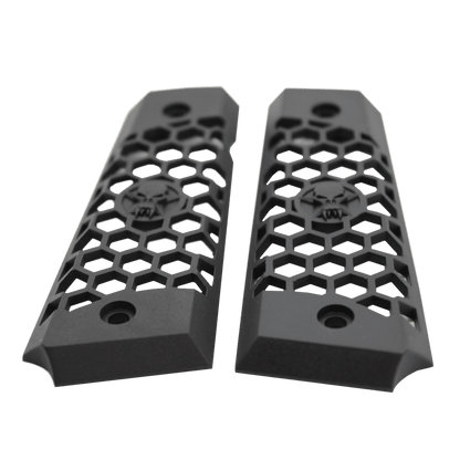 We Tech 1911 Hex Cut Grip – Schwarz