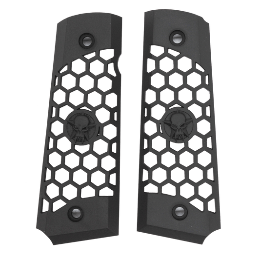 We Tech 1911 Hex Cut Grip – Schwarz