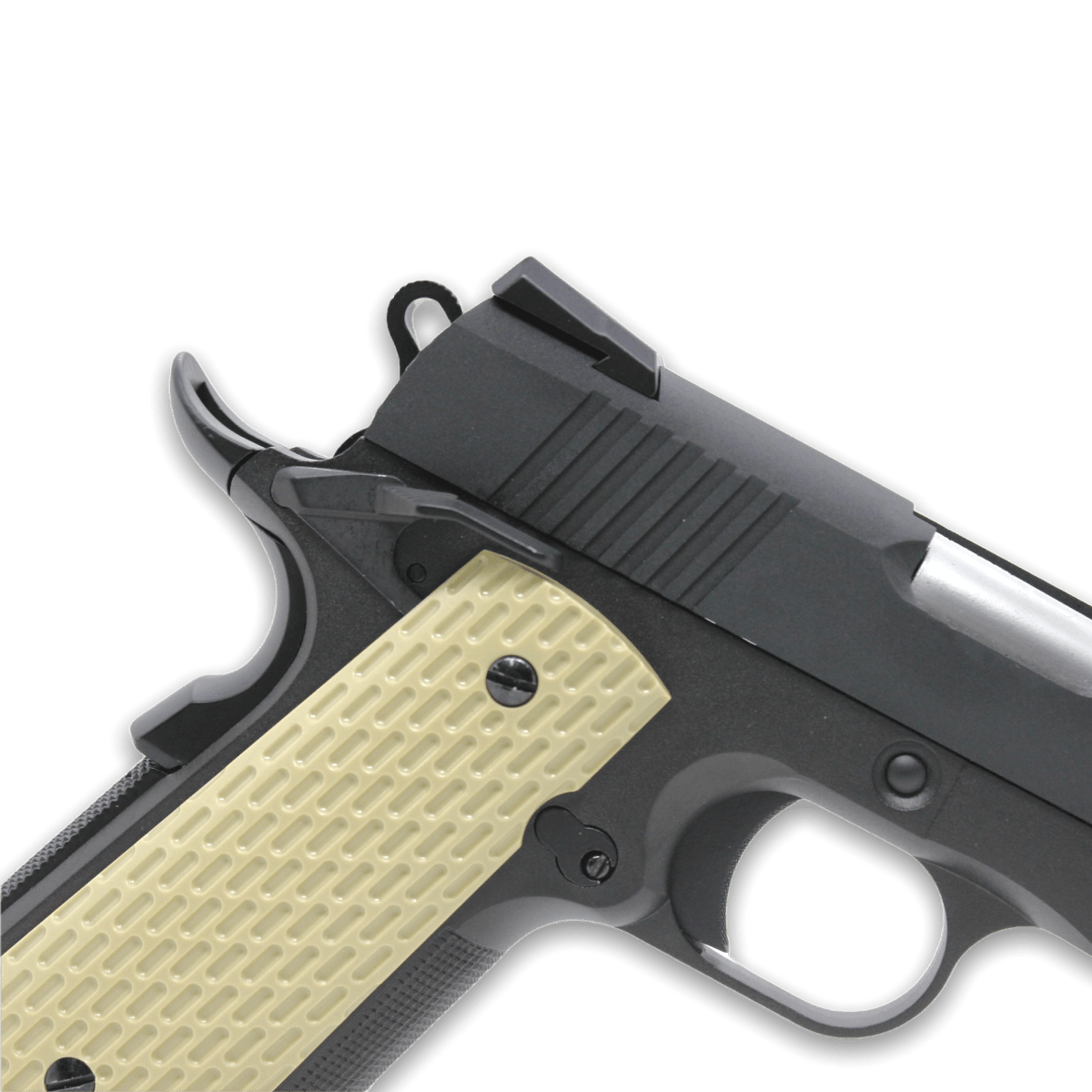 WE Tech 1911 Kimber Gelsoft Gas Blowback Pistole – Schwarz