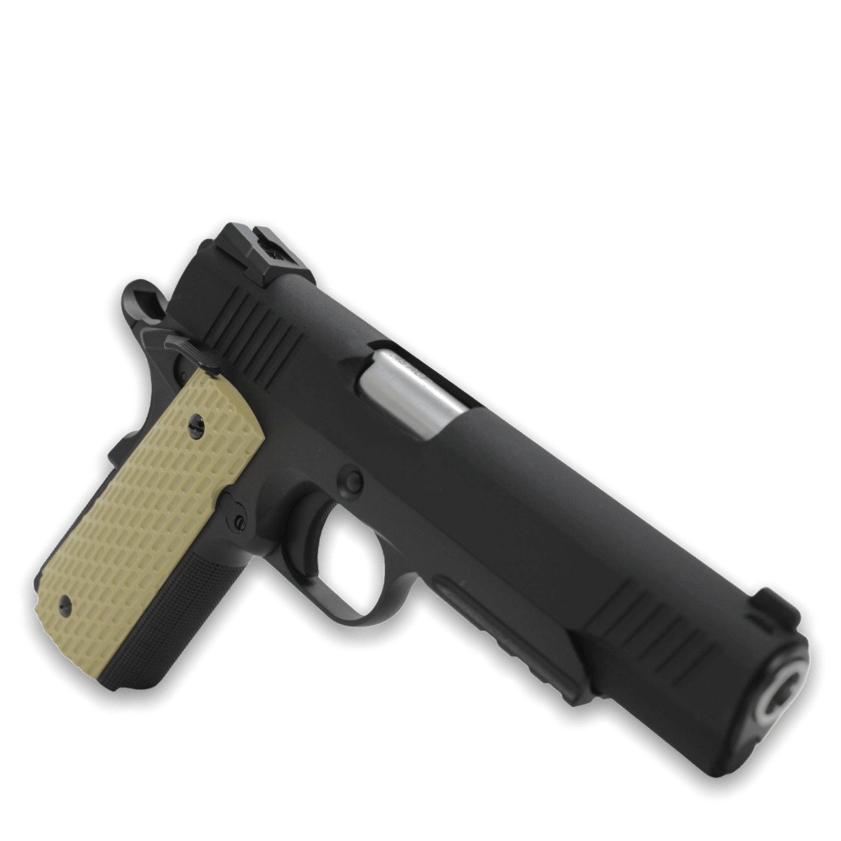 WE Tech 1911 Kimber Gelsoft Gas Blowback Pistole – Schwarz