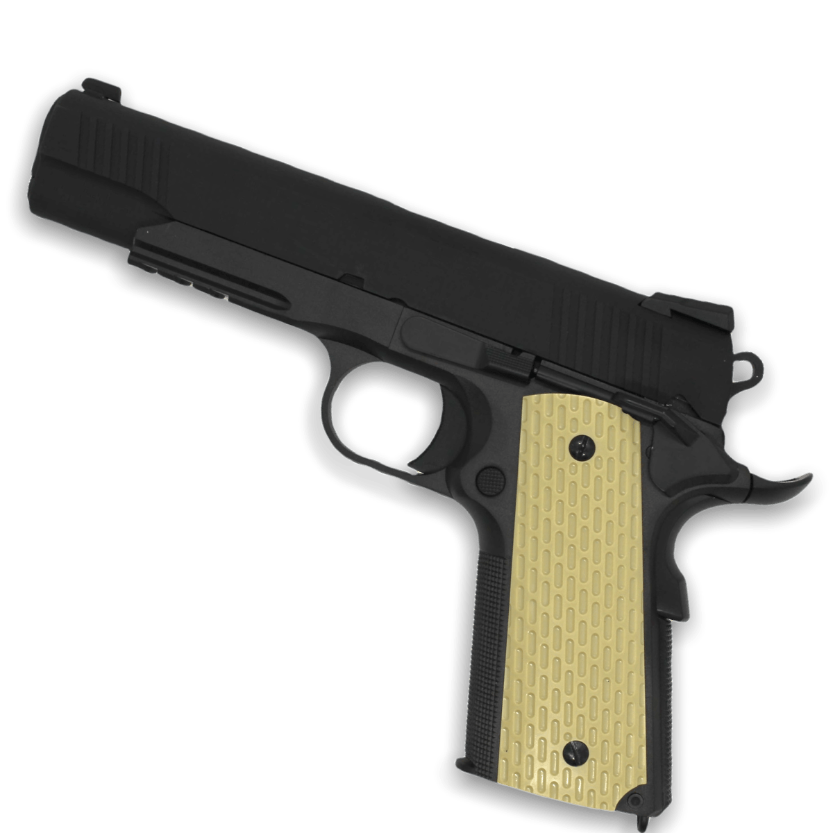 WE Tech 1911 Kimber Gelsoft Gas Blowback Pistole – Schwarz