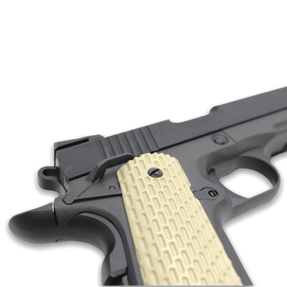 WE Tech 1911 Kimber Gelsoft Gas Blowback Pistole – Schwarz