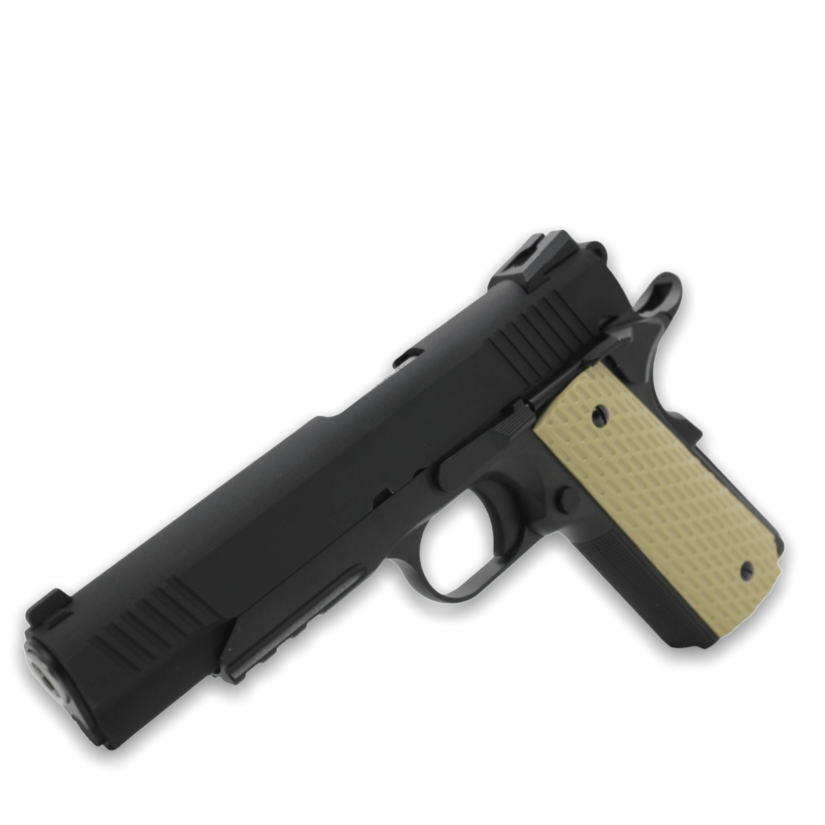 WE Tech 1911 Kimber Gelsoft Gas Blowback Pistole – Schwarz