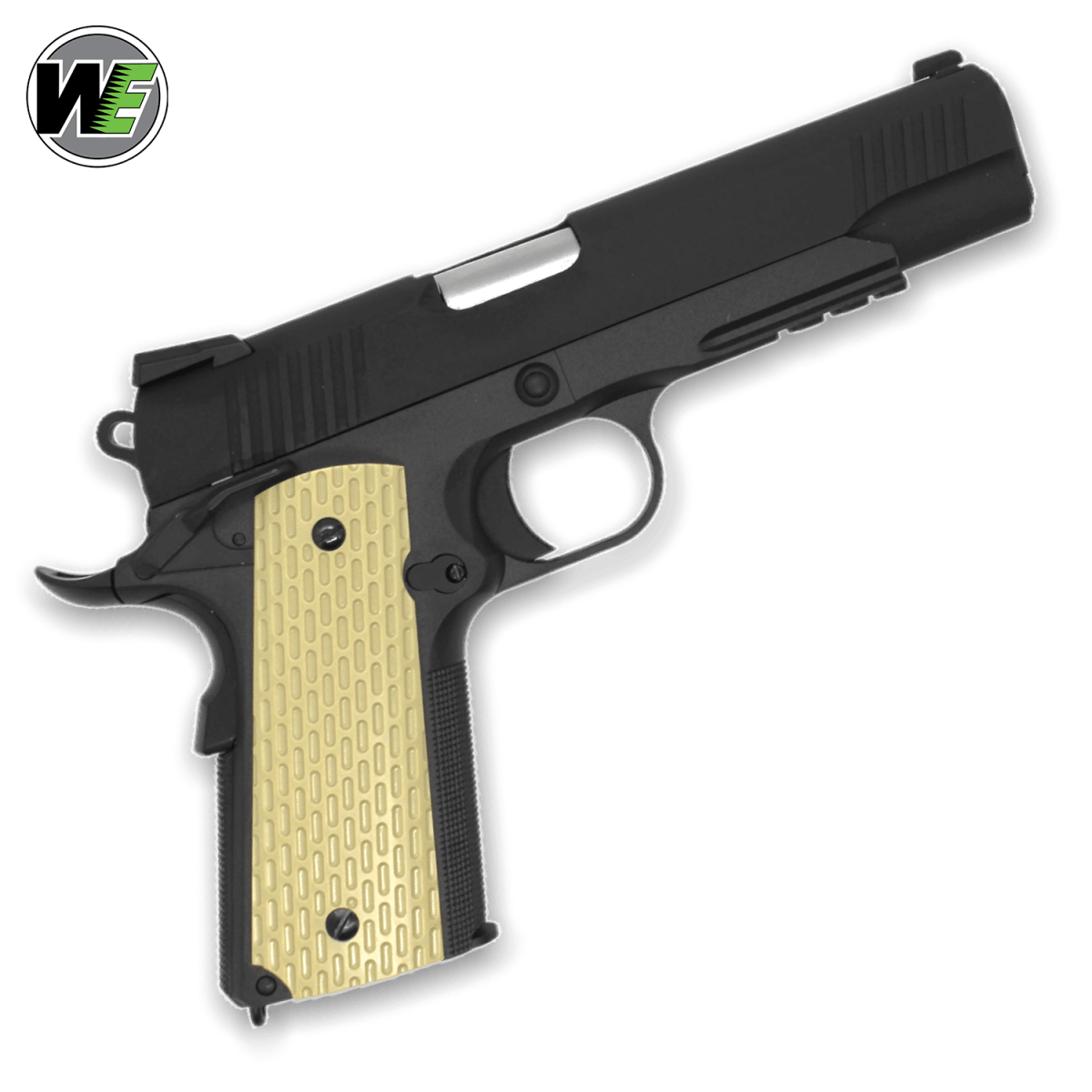 WE Tech 1911 Kimber Gelsoft Gas Blowback Pistole – Schwarz