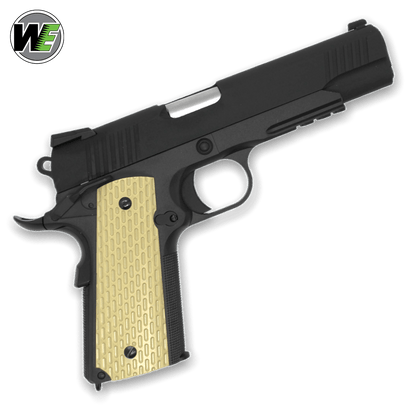 WE Tech 1911 Kimber Gelsoft Gas Blowback Pistole – Schwarz