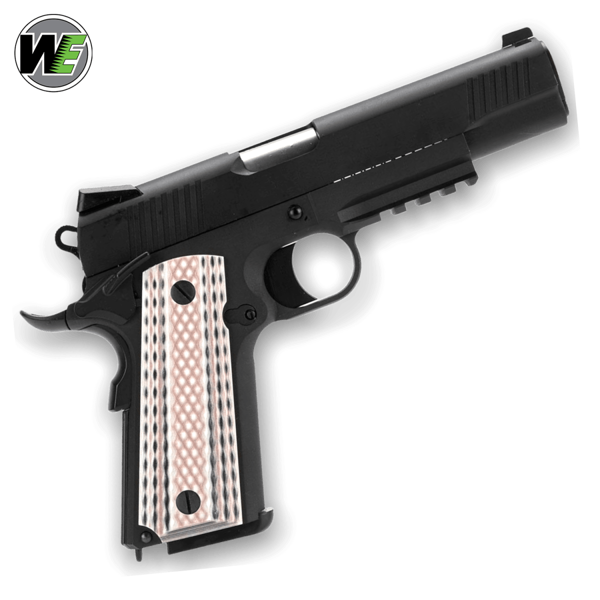 WE Tech 1911 M45A1 Gelsoft Gas Blowback Pistole – Schwarz