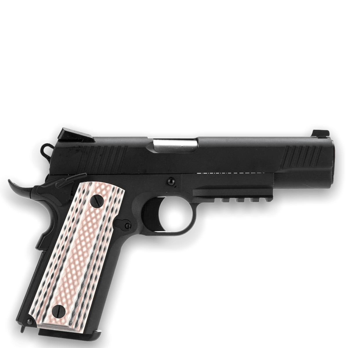 WE Tech 1911 M45A1 Gelsoft Gas Blowback Pistole – Schwarz