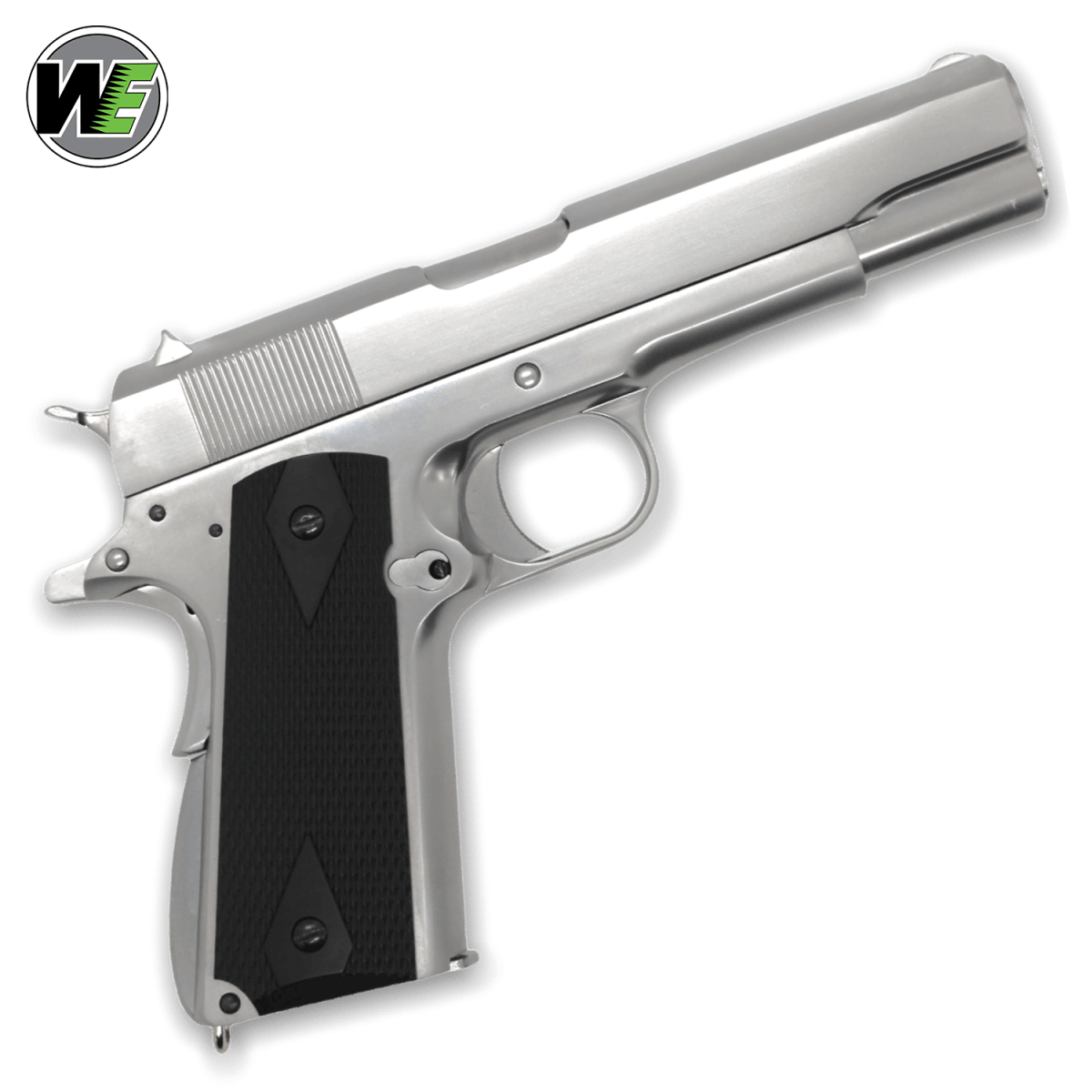 WE Tech 1911 TAC Gelsoft Gas Blowback Pistole – klassische Diamantgriffe