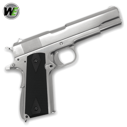 WE Tech 1911 TAC Gelsoft Gas Blowback Pistole – klassische Diamantgriffe