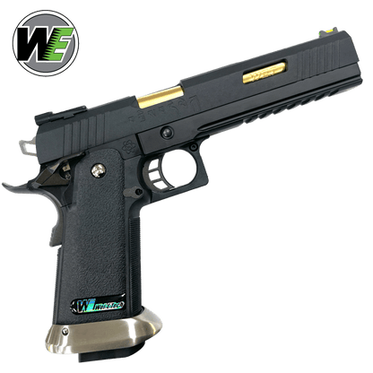 We Tech 6" Irex Hi-Capa Vollautomatische Gas-Blowback-Pistole - Schwarz/Gold