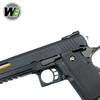 We Tech 6" Irex Hi-Capa Vollautomatische Gas-Blowback-Pistole - Schwarz/Gold
