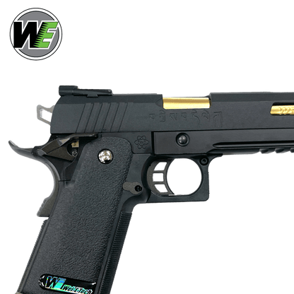We Tech 6" Irex Hi-Capa Vollautomatische Gas-Blowback-Pistole - Schwarz/Gold