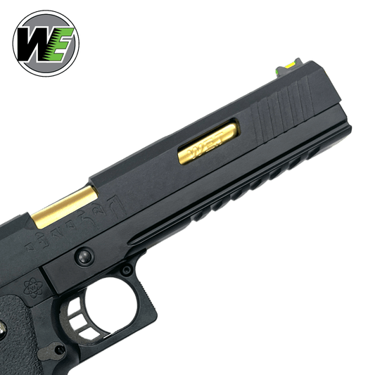 We Tech 6" Irex Hi-Capa Vollautomatische Gas-Blowback-Pistole - Schwarz/Gold