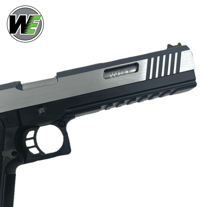 We Tech 6" Irex Hi-Capa Vollautomatische Gas-Blowback-Pistole – zweifarbig – ohne Markierungen