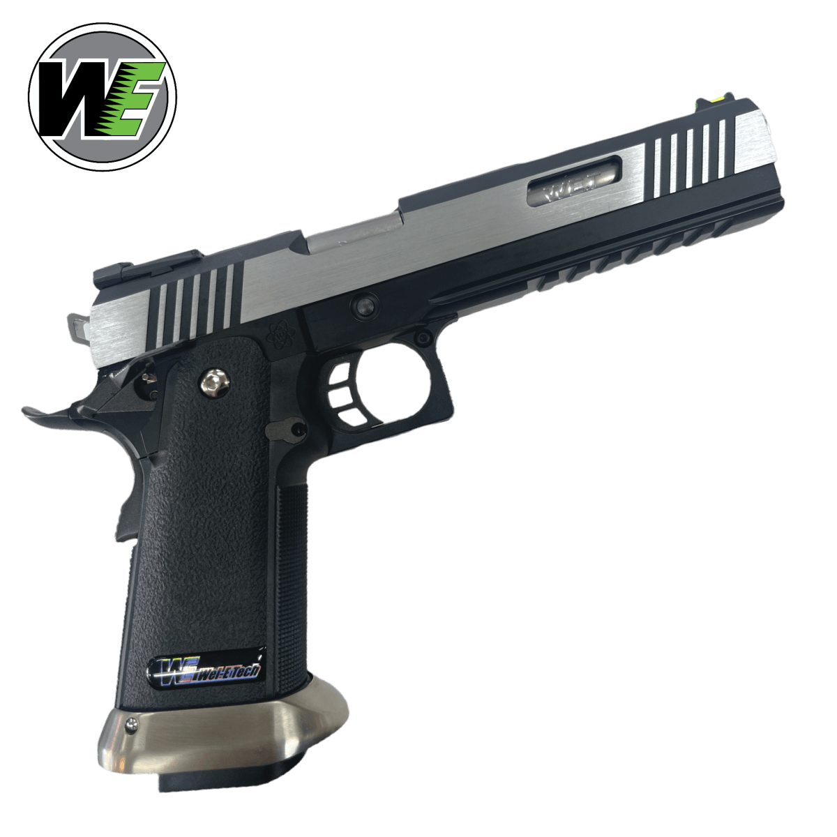 We Tech 6" Irex Hi-Capa Vollautomatische Gas-Blowback-Pistole – zweifarbig – ohne Markierungen