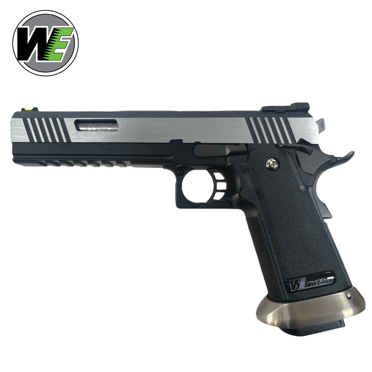 We Tech 6" Irex Hi-Capa Vollautomatische Gas-Blowback-Pistole – zweifarbig – ohne Markierungen