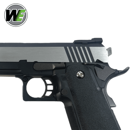 We Tech 6" Irex Hi-Capa Vollautomatische Gas-Blowback-Pistole – zweifarbig – ohne Markierungen