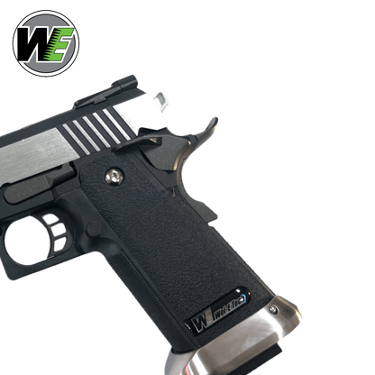 We Tech 6" Irex Hi-Capa Vollautomatische Gas-Blowback-Gel-Blaster-Pistole – Zweifarbig/Gold