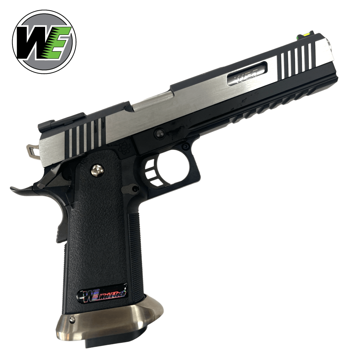 We Tech 6" Irex Hi-Capa Gas Blow Back Pistole – zweifarbig – keine Markierung