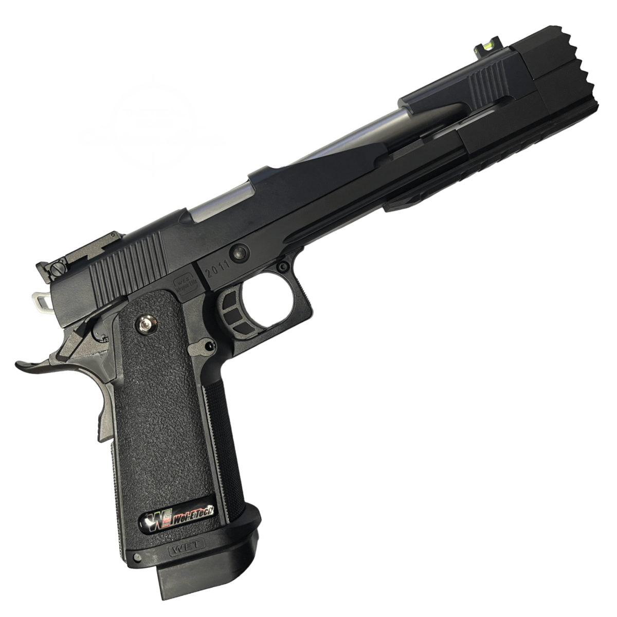 We Tech Competition Series Black Dragon 7" R-Type Gas Blow Back Pistole