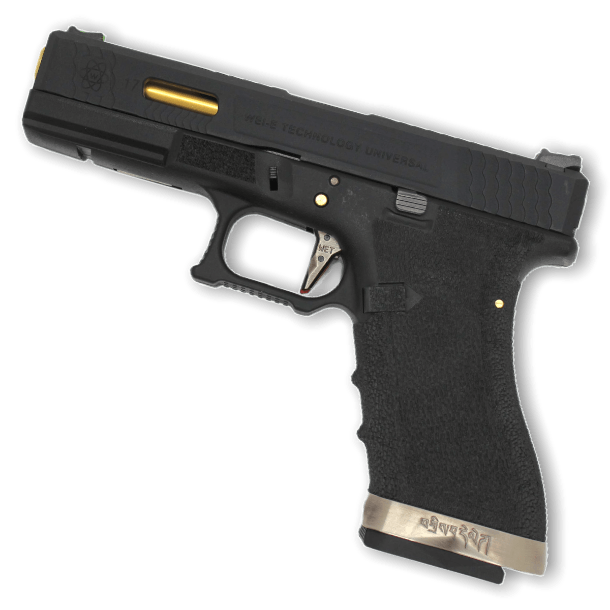 We Tech G-Force WET G17 T1 GBB Gel Blaster Pistole (BK/SV/BK)